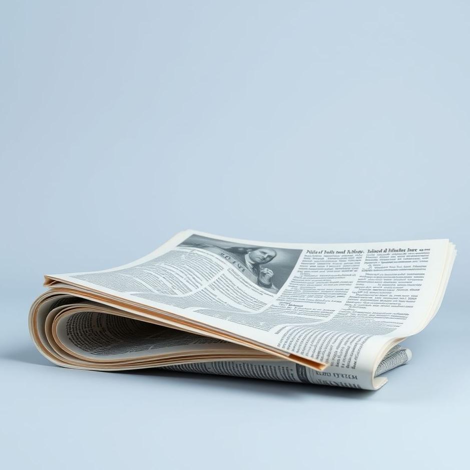 Dream : Folding a newspaper in a dream