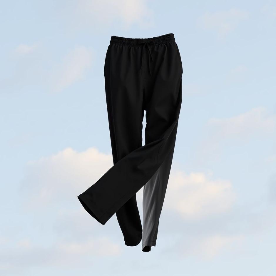 Dream : Folding black pants in a dream