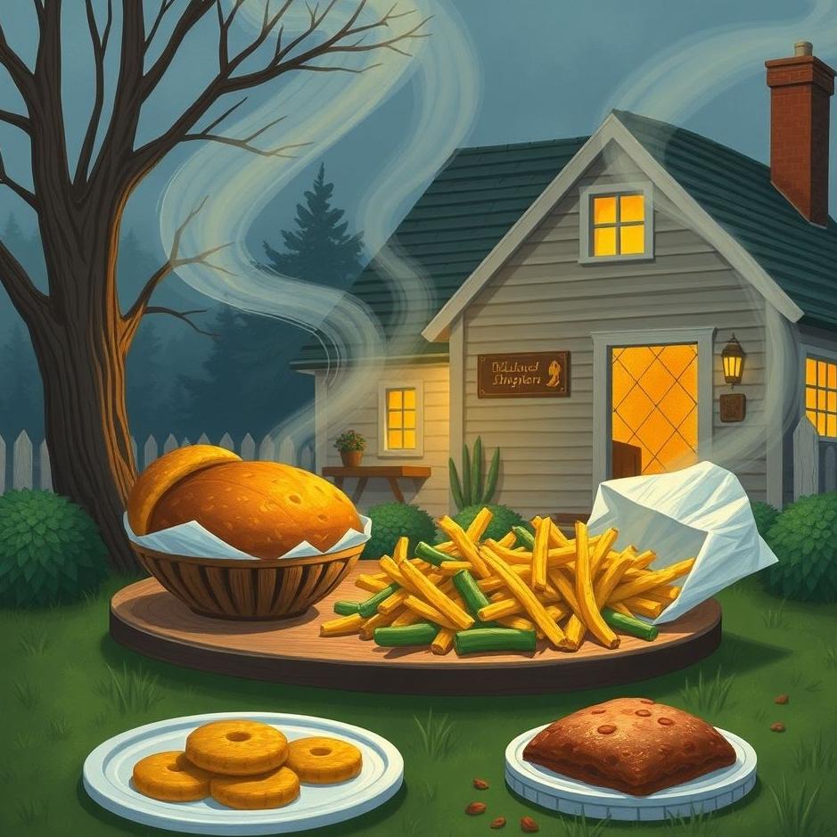 Dream : Food at your neighbor's house in a dream