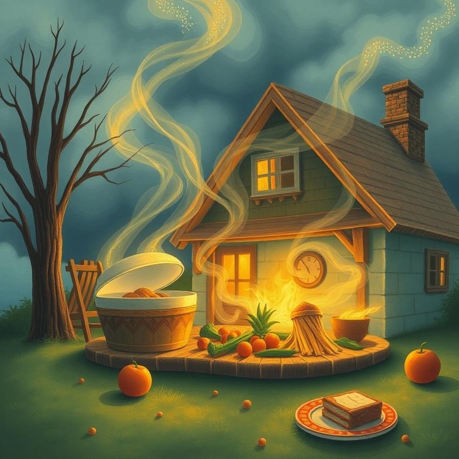 Dream : Food coming to the house in a dream