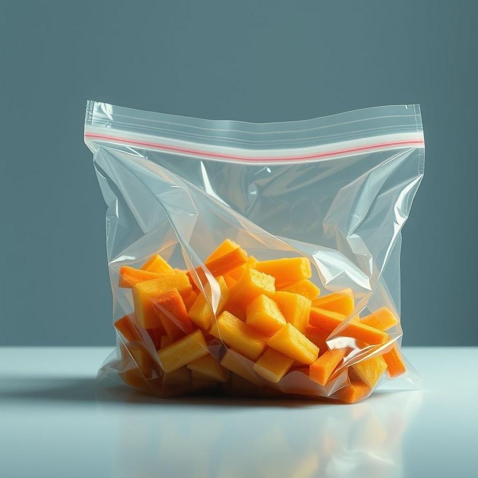 Dream : Food from a plastic bag in a dream