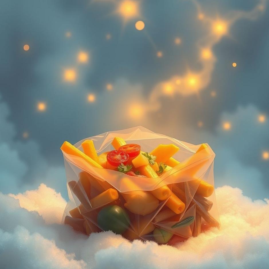 Dream : Food in a bag in a dream