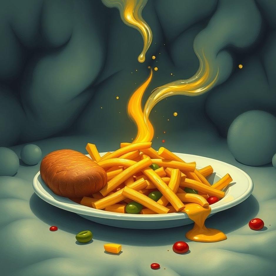 Dream : Food until you vomit in a dream