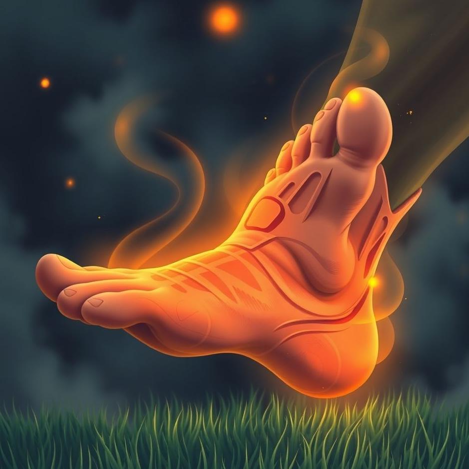 Dream : Foot injuries in the dream