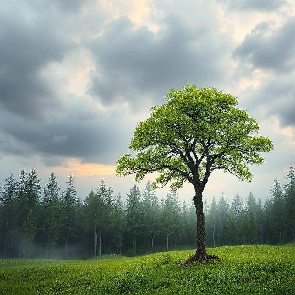 Dream : Forest and a tree in a dream