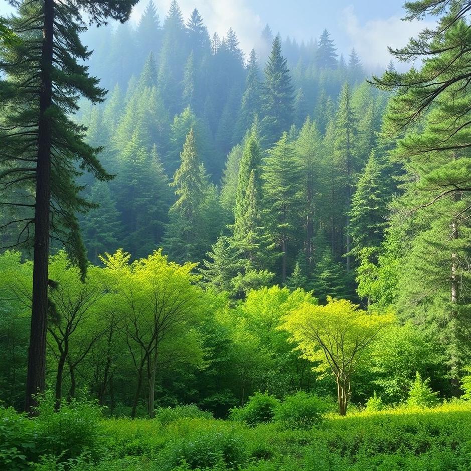 Dream : Forest and greenery in a dream