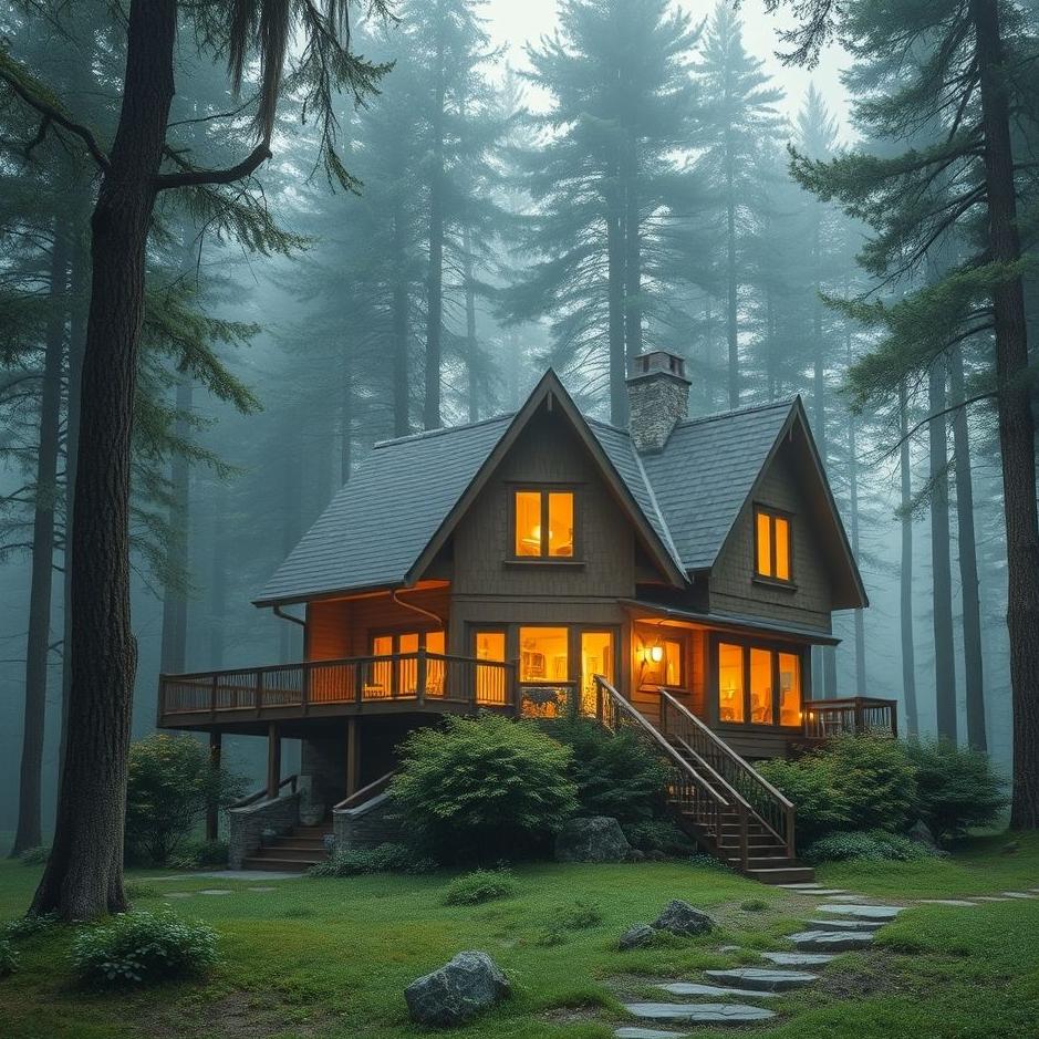 Dream : Forest house in a dream