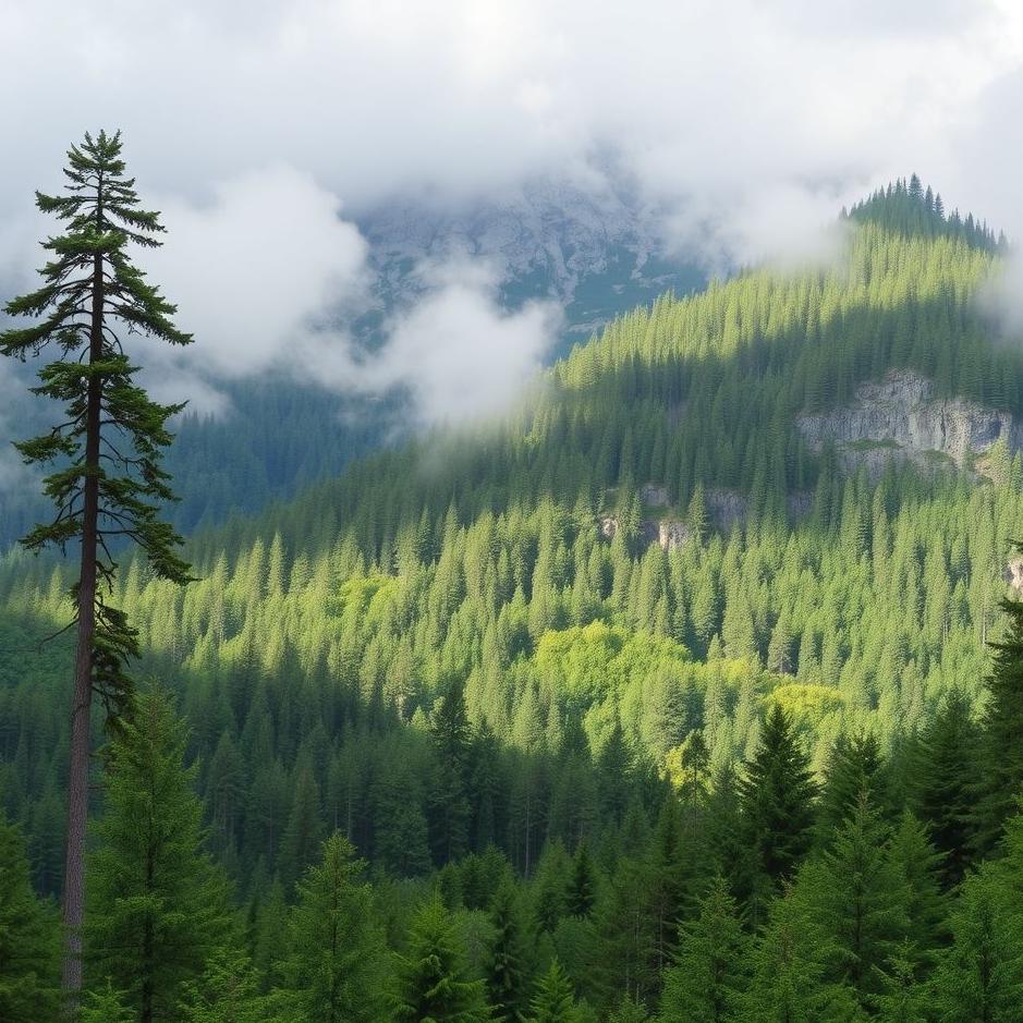 Dream : Forested place in a dream