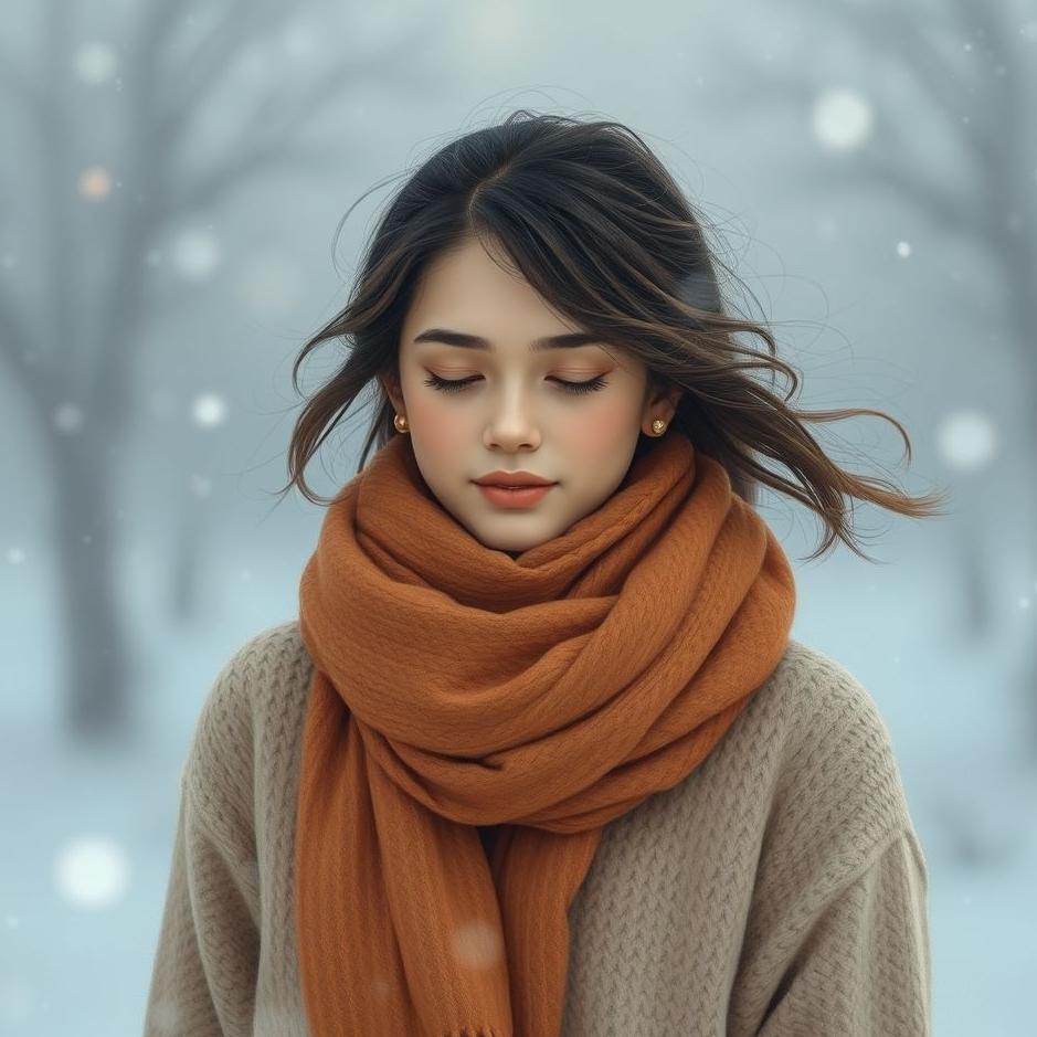 Dream : Forgetting to wear a scarf in a dream