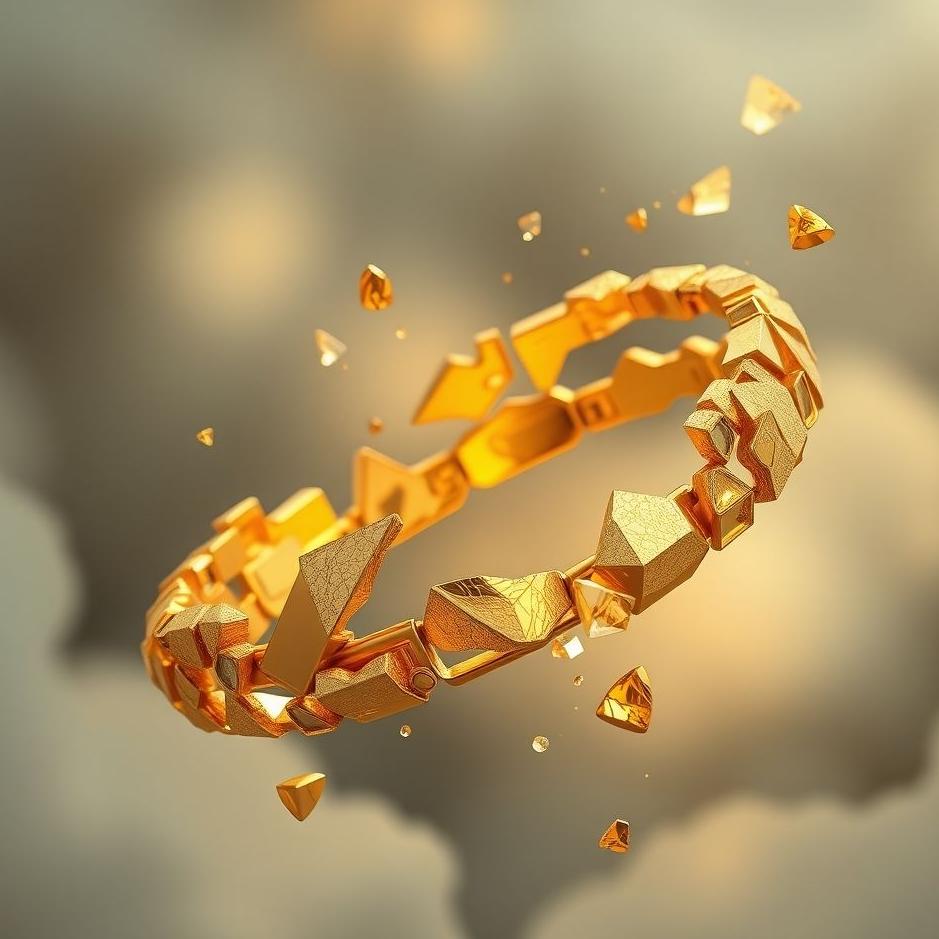 Dream : Fragmentation of gold bracelet in the dream