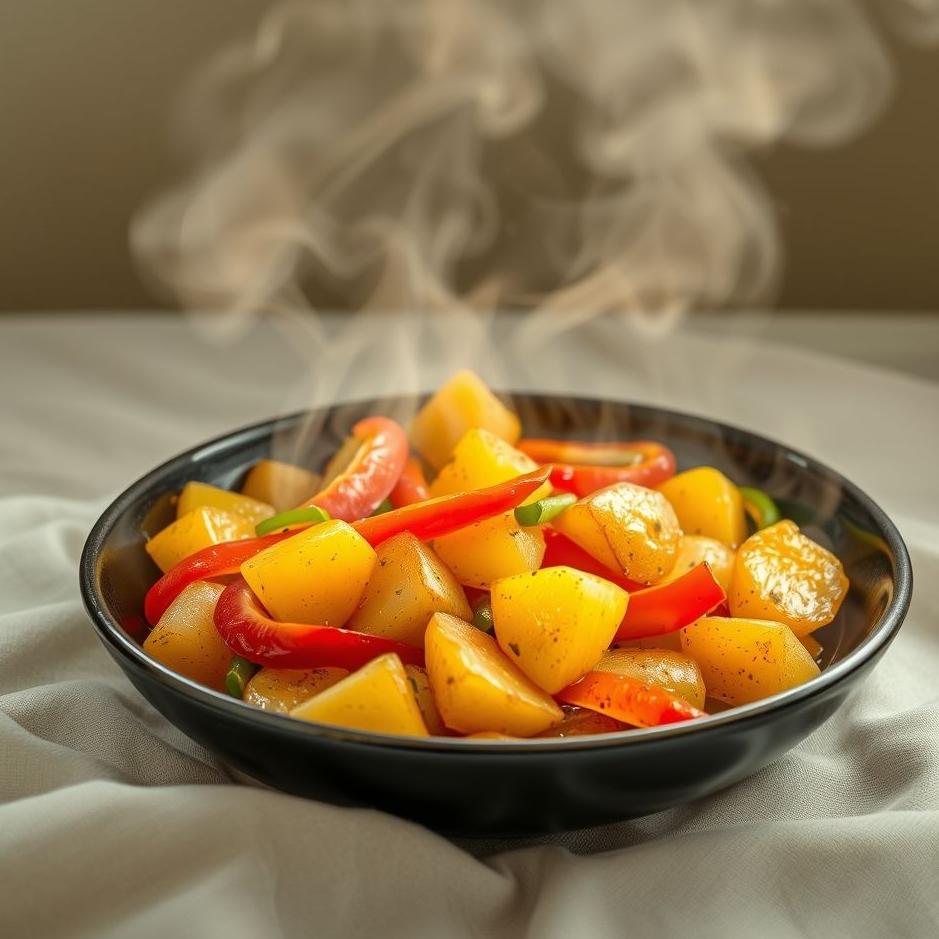 Dream : Fried potatoes and peppers in a dream
