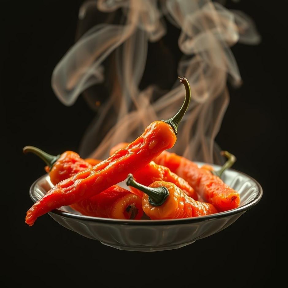 Dream : Fried red peppers in a dream