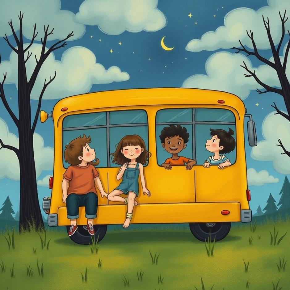 Dream : Friends on the bus in a dream