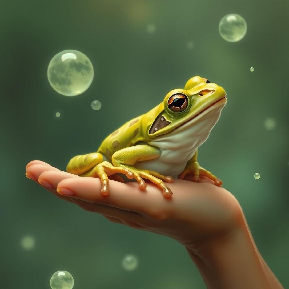 Dream : Frog bite your hand in a dream