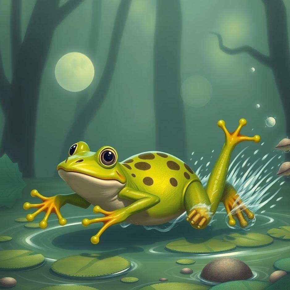 Dream : Frog chase in a dream