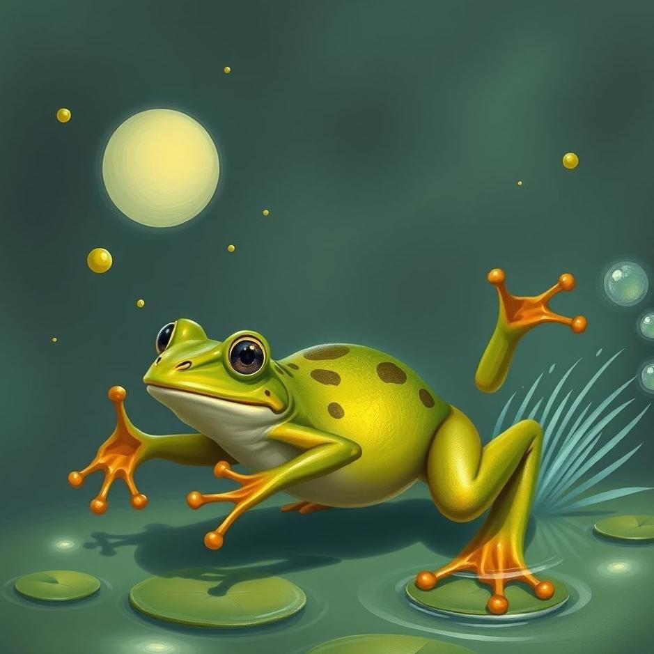 Dream : Frog chasing you in a dream