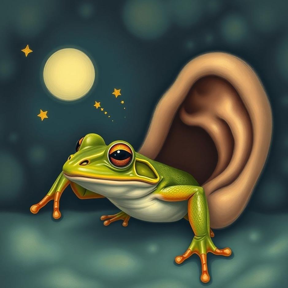 Dream : Frog coming out of your ear in a dream