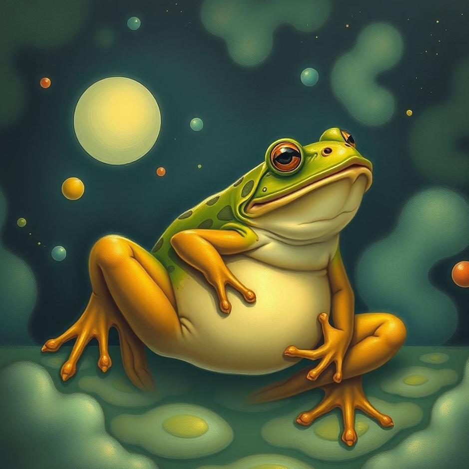 Dream : Frog in your belly in a dream