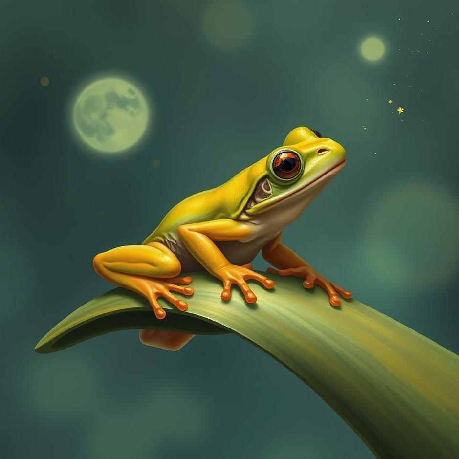 Dream : Frog on your arm in a dream