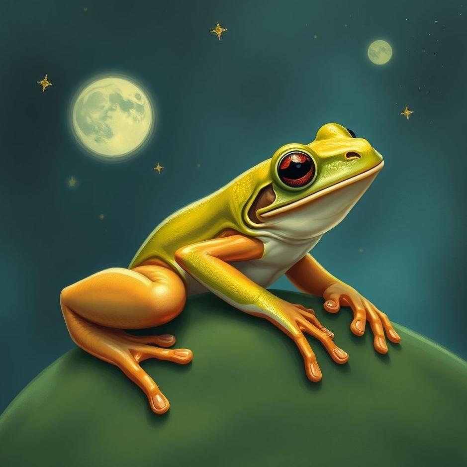 Dream : Frog on your shoulder in a dream