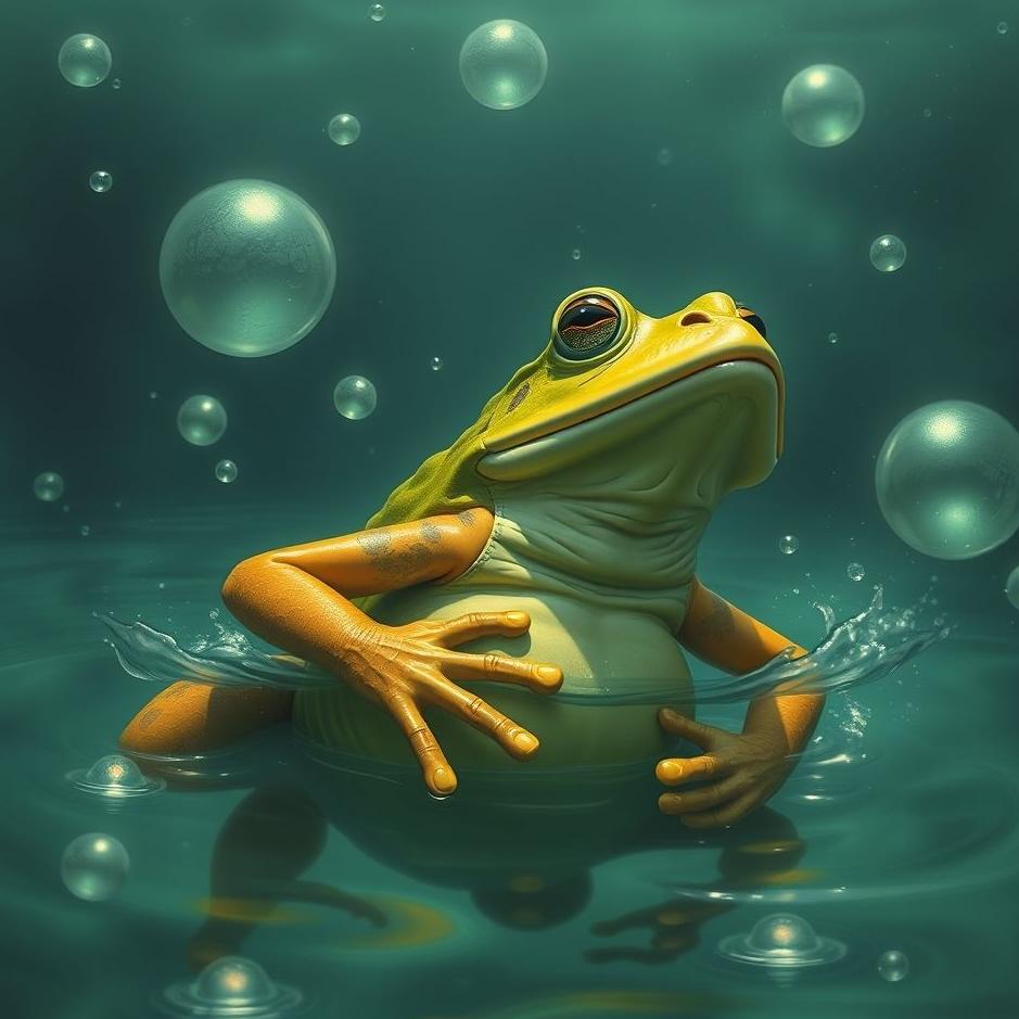 Dream : Frogman in a dream