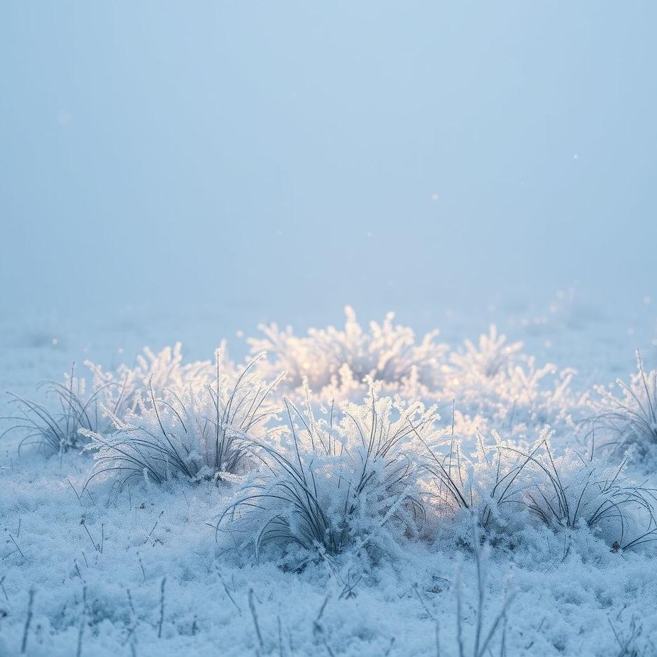 Dream : Frost falling in a dream