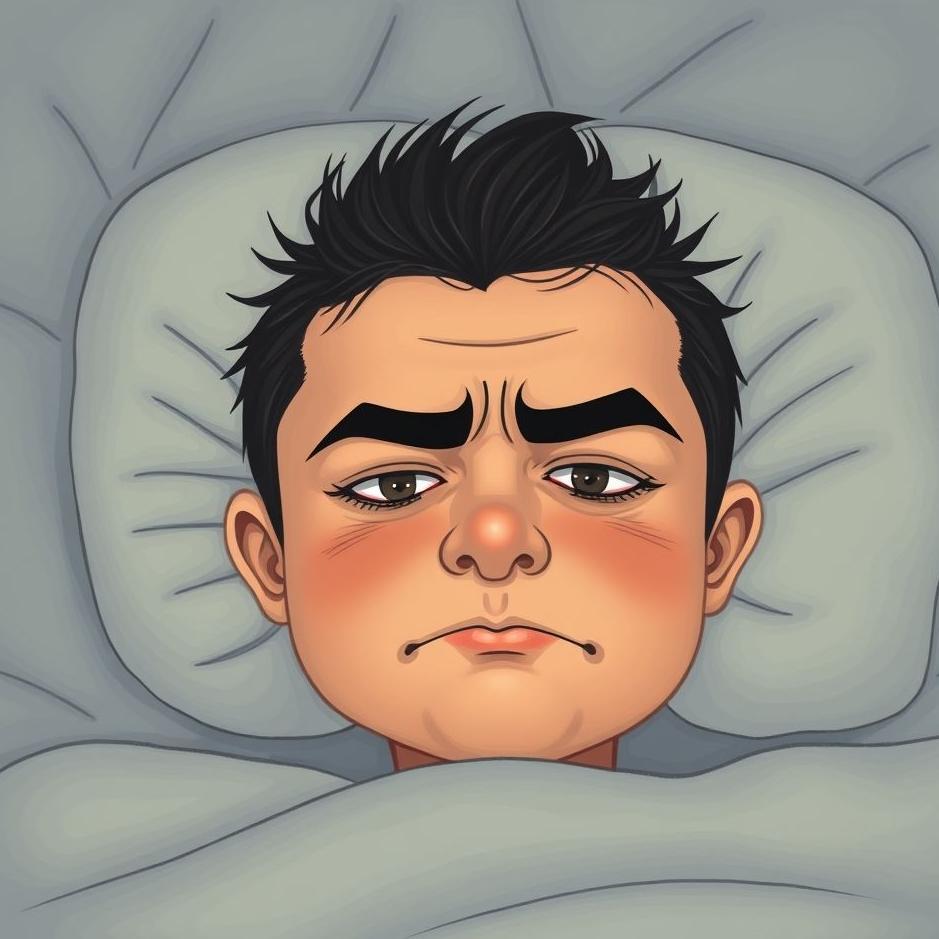 Dream : Frowning your eyebrows in a dream