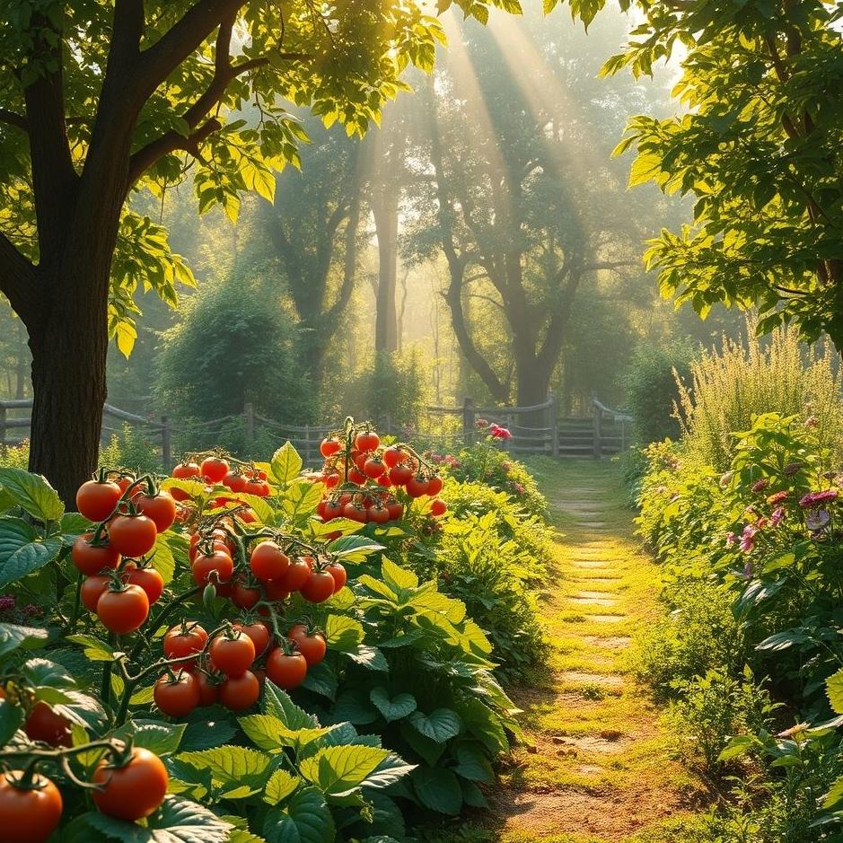 Dream : Fruit and vegetable garden in a dream