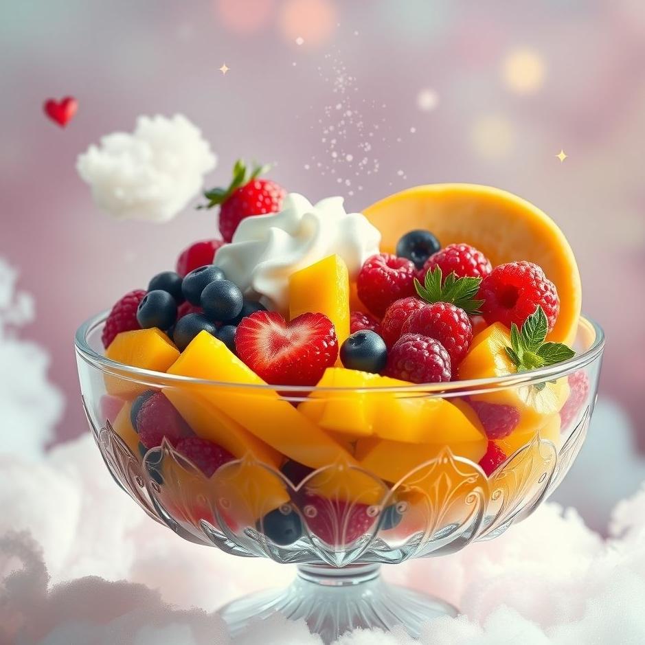 Dream : Fruit dessert in a dream