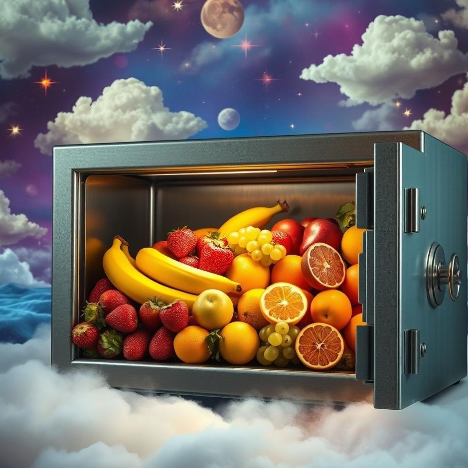 Dream : Fruit in a safe in a dream