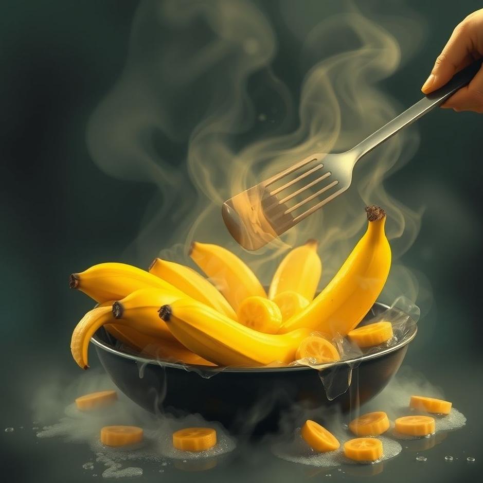 Dream : Frying bananas in a dream