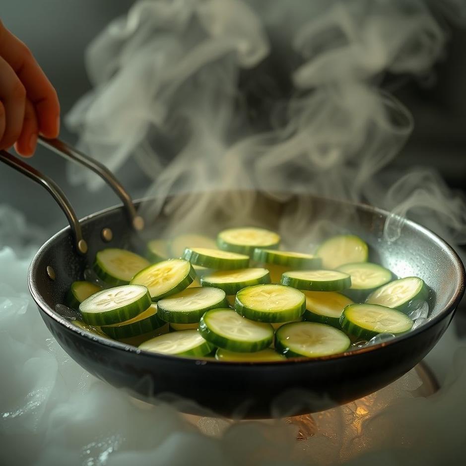 Dream : Frying cucumbers in a dream