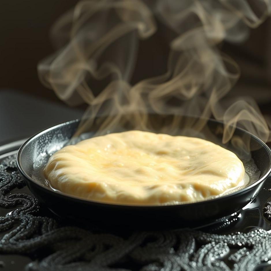 Dream : Frying dough in hot oil in a dream