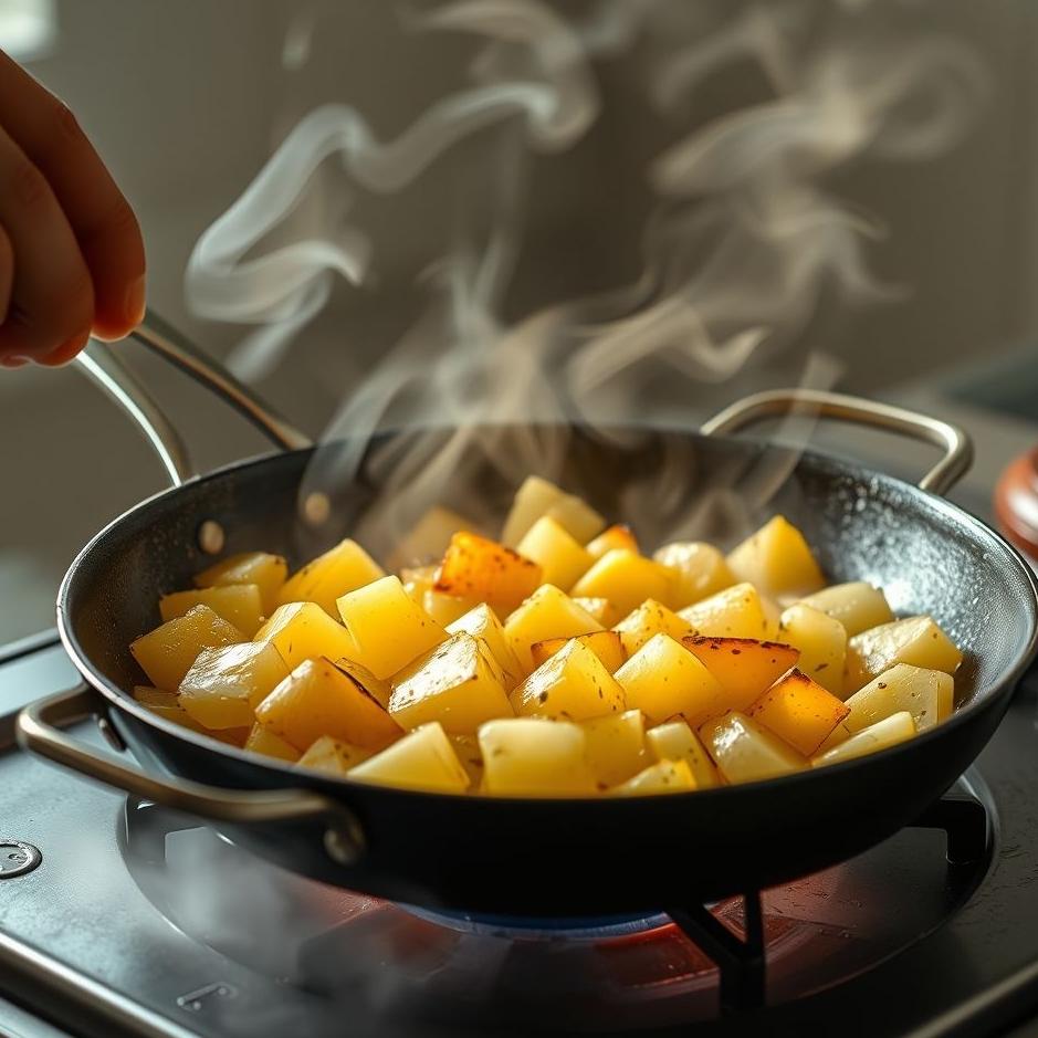 Dream : Frying potatoes in a dream