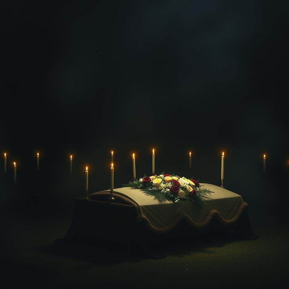 Dream : Funeral in the dark in a dream