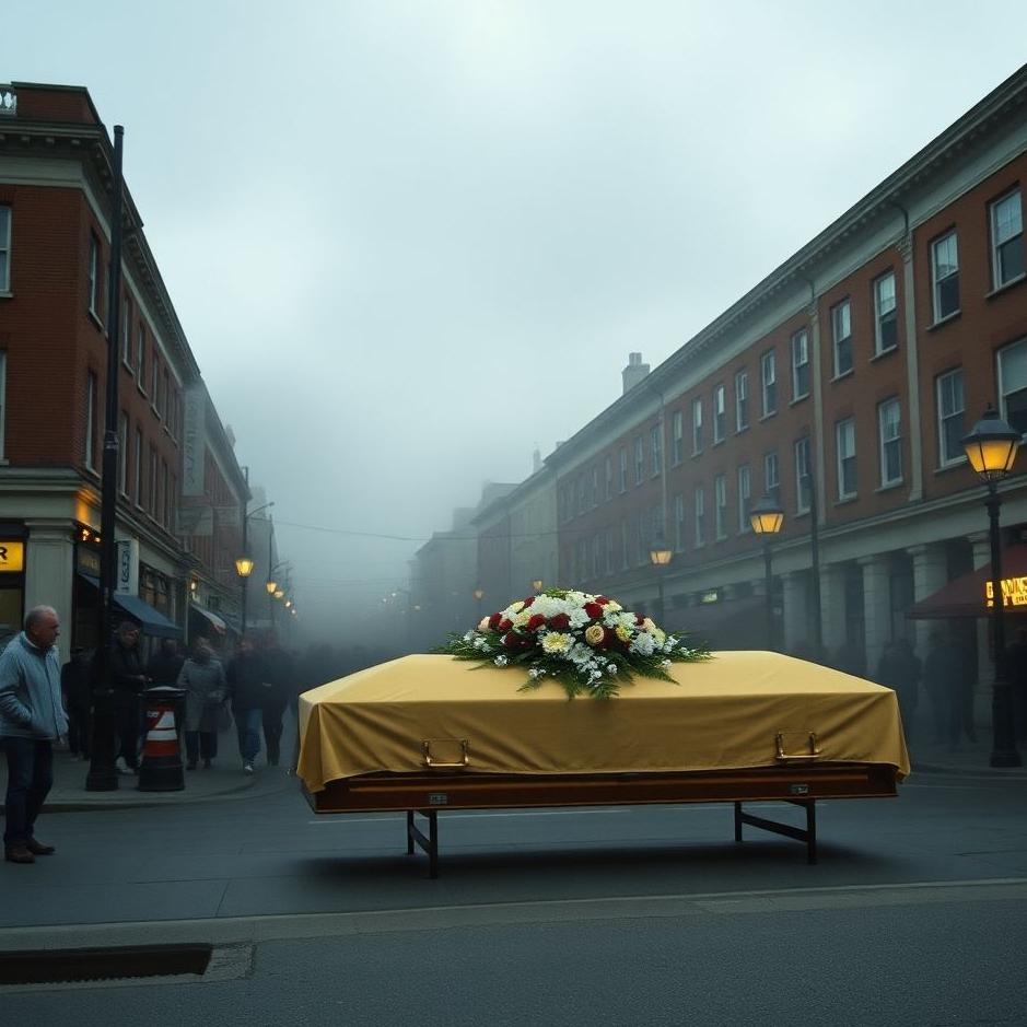 Dream : Funeral on the street in a dream