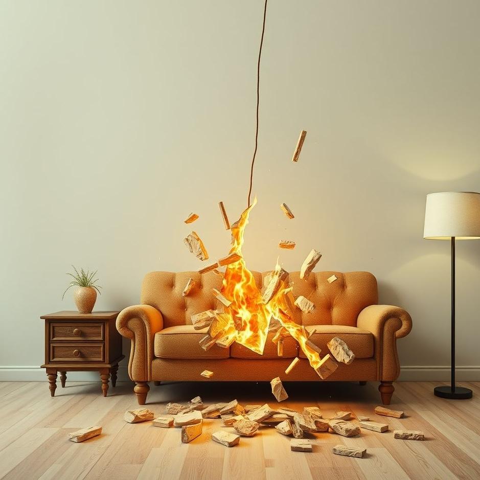 Dream : Furniture breaking in a dream