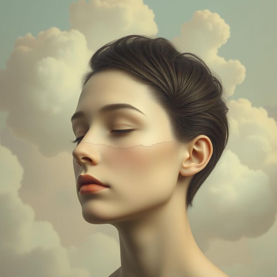 Dream : Gap in your hair in a dream