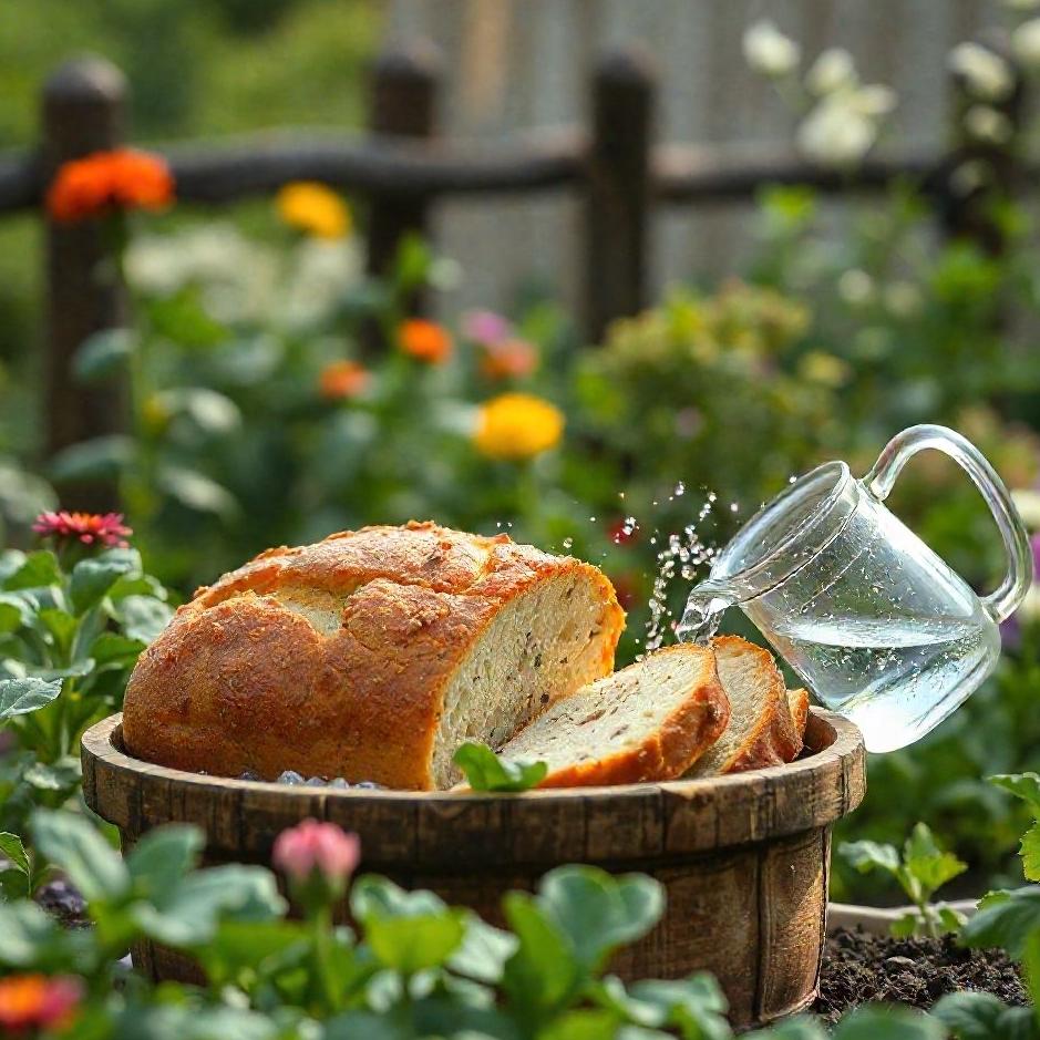 Dream : Garden bread and watering in the dream