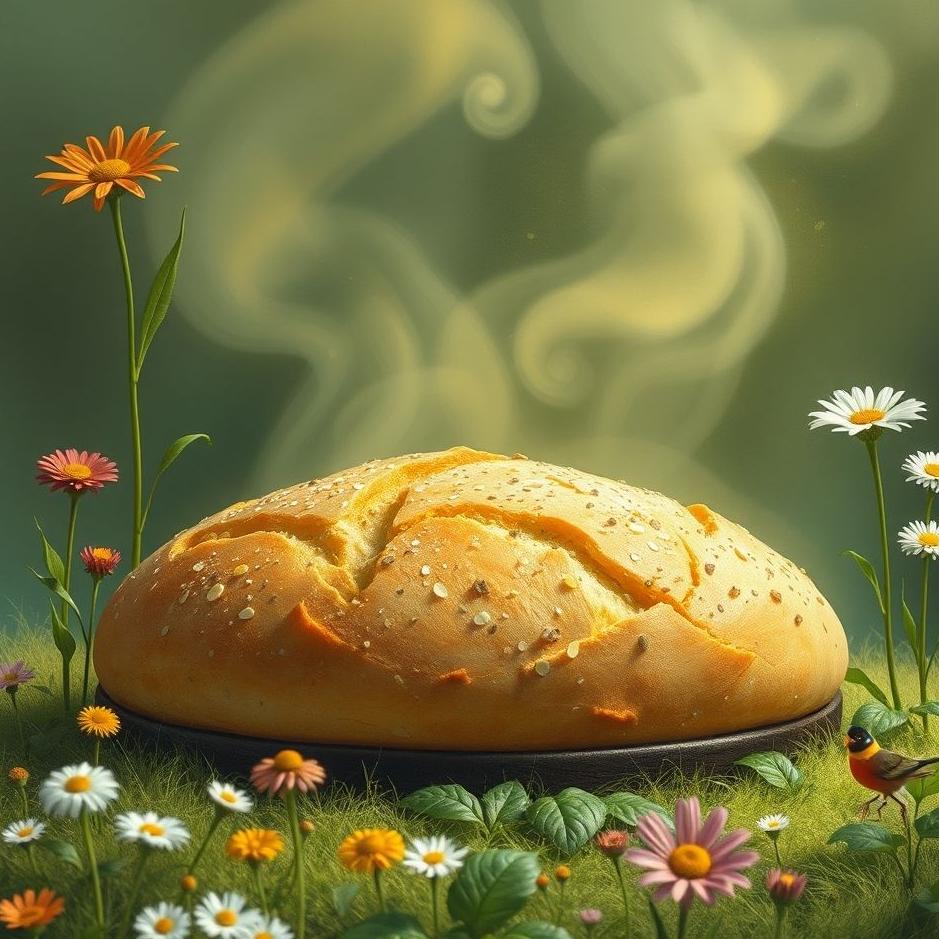 Dream : Garden bread in the dream