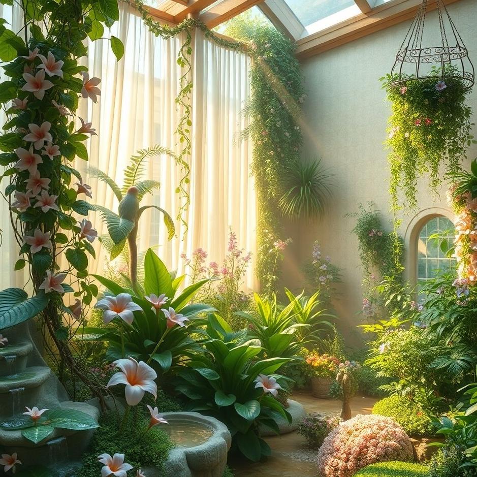 Dream : Garden in a room in a dream
