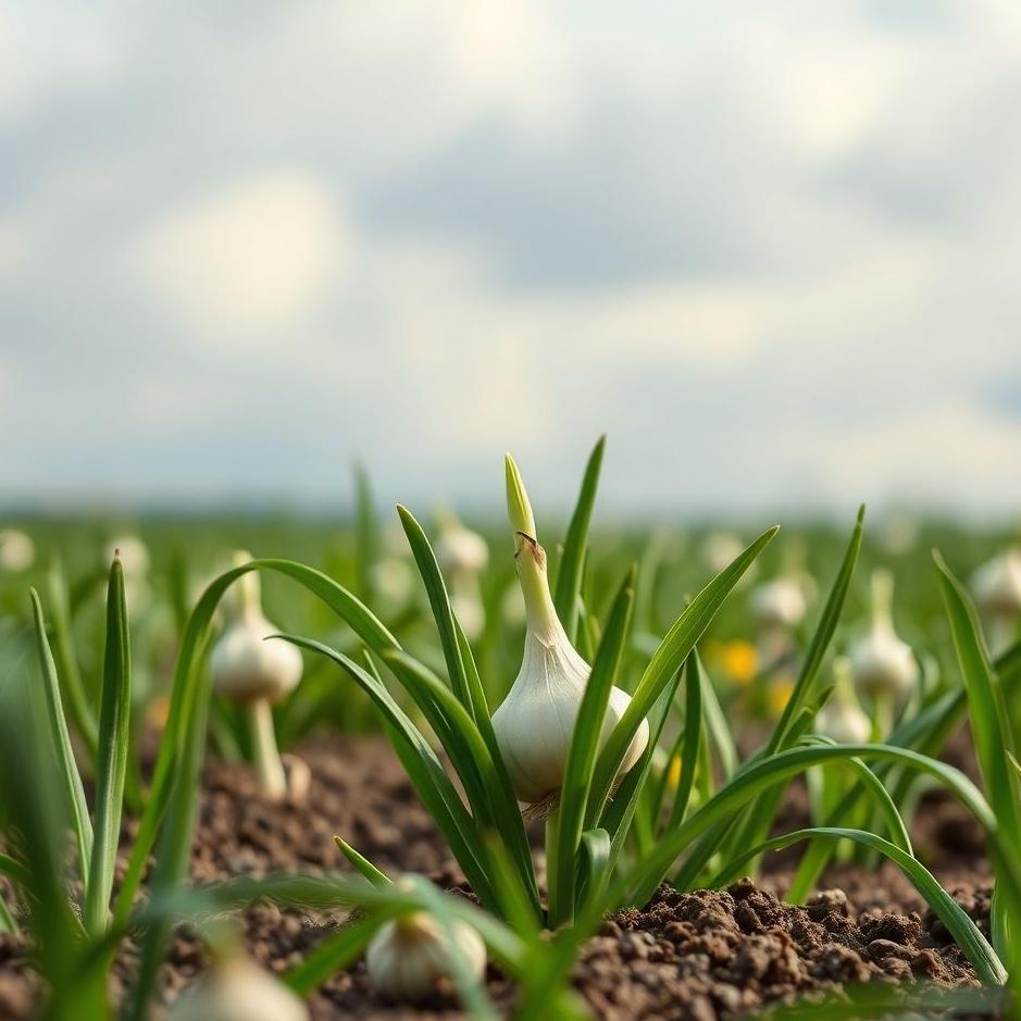 Dream : Garlic being planted in a dream