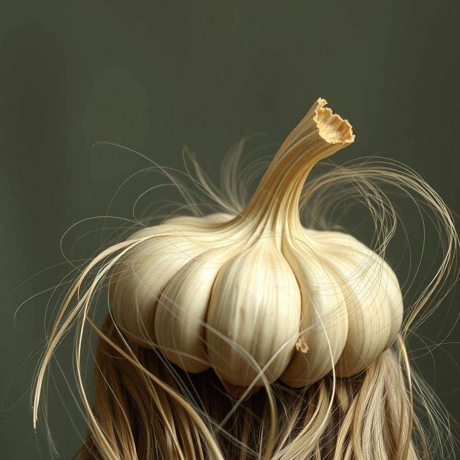Dream : Garlic in your hair in a dream