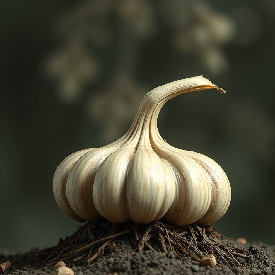 Dream : Garlic uprooted in a dream