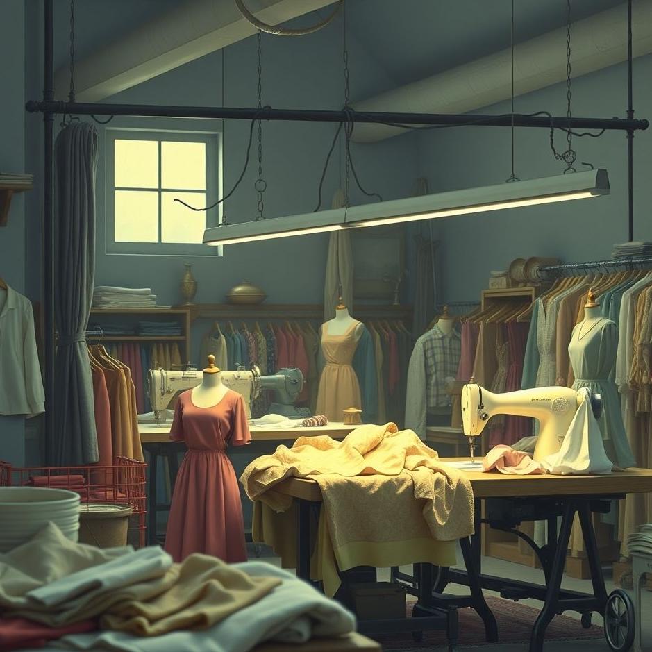 Dream : Garment workshop in a dream