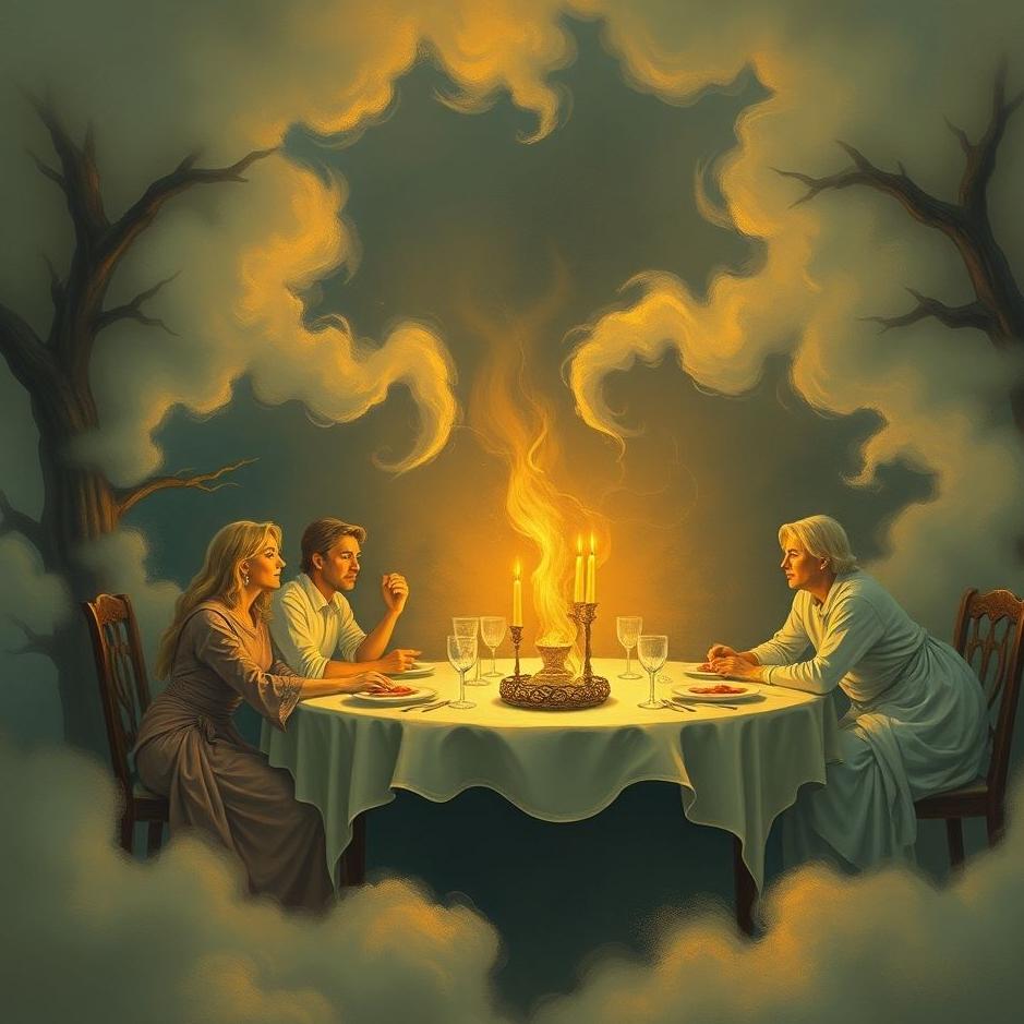 Dream : Gathering at the table in a dream