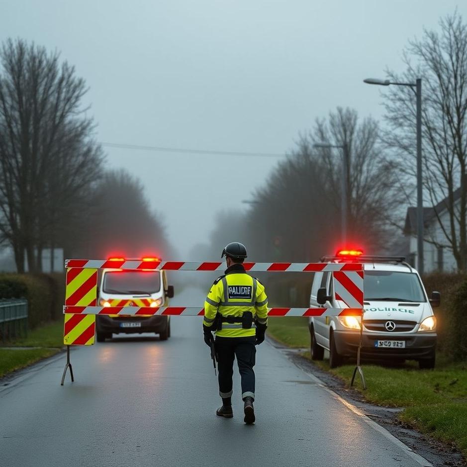 Dream : Gendarmerie blocking the road in a dream