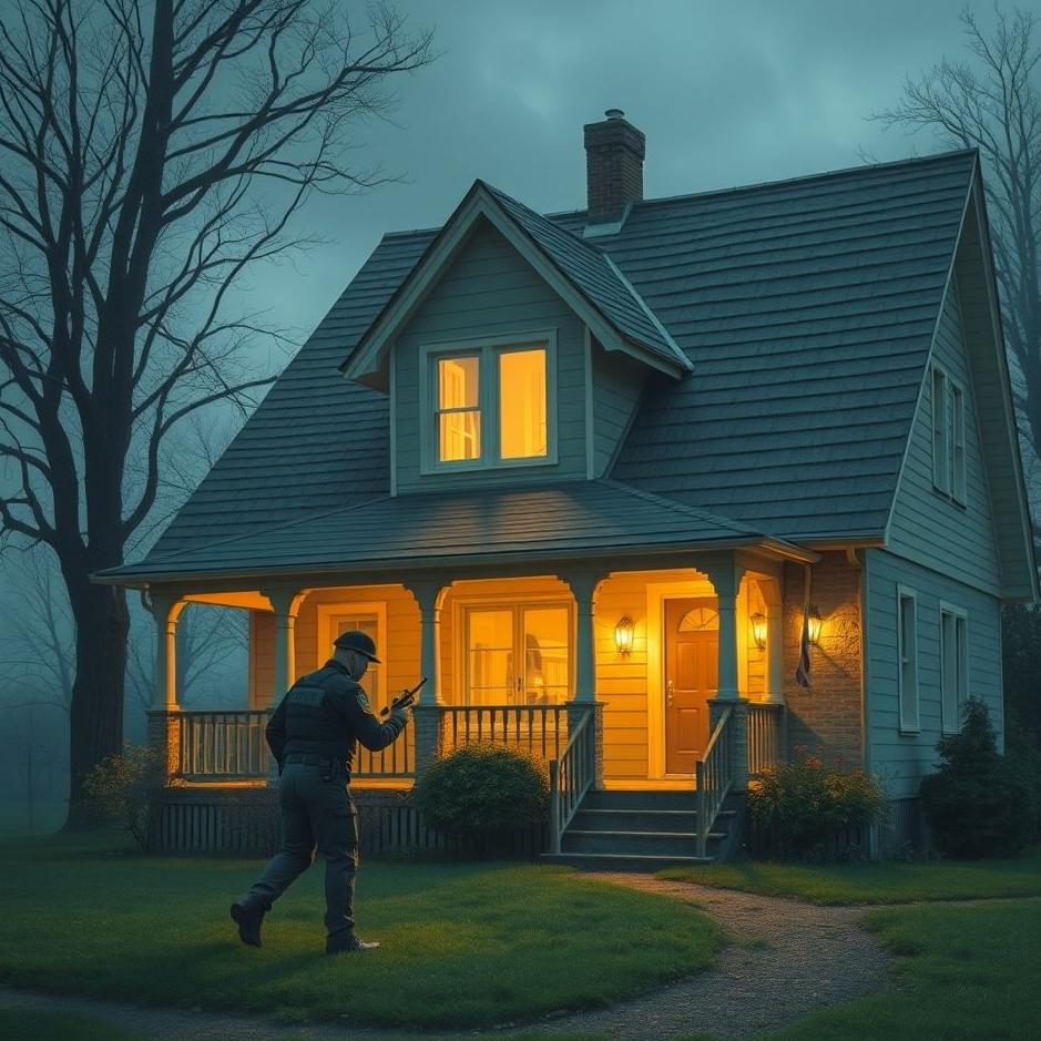 Dream : Gendarmerie searching a house in a dream