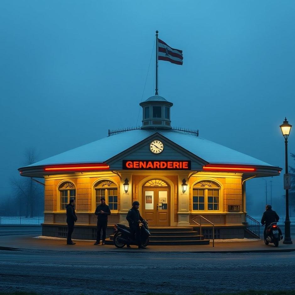 Dream : Gendarmerie station in a dream