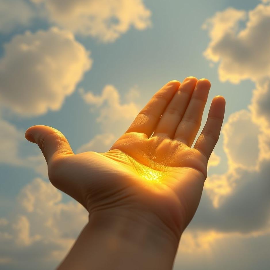 Dream : Get gold on the palm in the dream